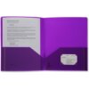 Purple Business Source Letter Portfolio