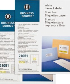 Business Source Bright White Premium-quality Address Labels