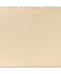 Business Source 1/3 Tab Cut Letter Recycled Classification Folder