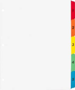 Business Source Table of Content Quick Index Dividers