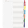 Business Source Table of Content Quick Index Dividers