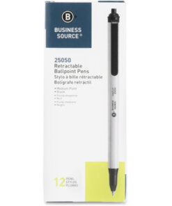 Business Source Retractable Ballpoint Pens