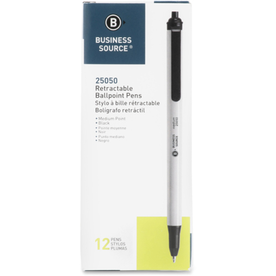 Business Source Retractable Ballpoint Pens
