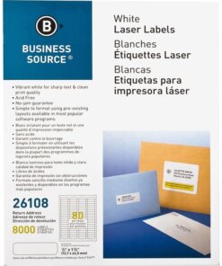 Business Source Address Laser Labels