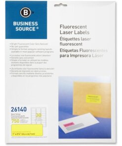 Business Source Neon Labels