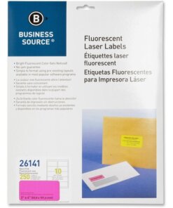 Business Source Neon Labels