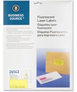 Business Source Neon Labels