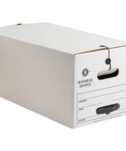 Business Source Medium Duty Letter Size Storage Box
