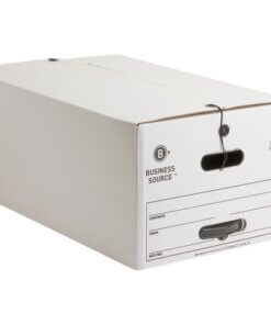 Business Source Medium Duty Legal Size Storage Box