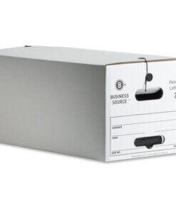 Business Source Heavy Duty Letter Size Storage Box