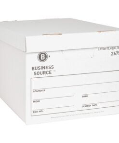 Business Source Lift-off Lid Heavy-Duty Storage Box
