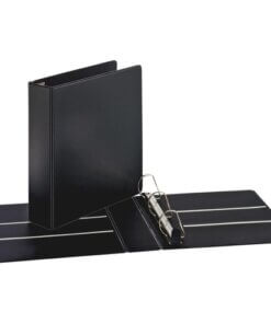 Black Business Source EasyOpen Locking Slant-D Ring Binders