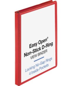 Business Source Red D-ring Binder