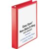 Red Business Source Red D-ring Binder