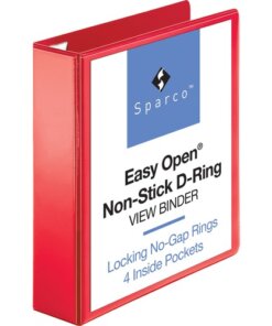 Business Source Red D-ring Binder