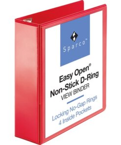 Business Source Red D-ring Binder
