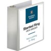 White Business Source Basic D-Ring White View Binders