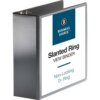 Black Business Source Basic D-Ring View Binders