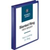 navy Business Source D-Ring View Binder