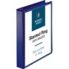 Navy Business Source D-Ring View Binder
