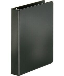 Black Business Source Basic Round Ring Binder