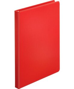 Red Business Source Basic Round Ring Binders