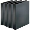 Black Business Source Basic Round Ring Binders