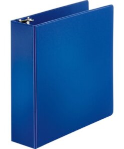 Dark blue Business Source Basic Round Ring Binders