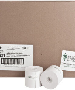 Business Source 1-Ply 126' Adding Machine Paper Rolls