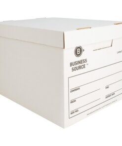 Business Source Quick Setup Medium-Duty Storage Box