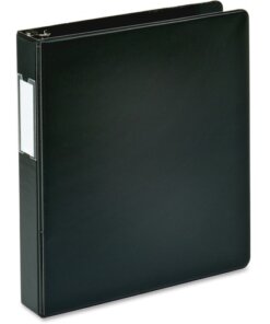 Black Business Source 1.5" D-Ring Binder