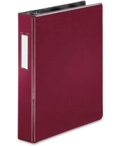 Burgundy Business Source 1.5" D-Ring Binder