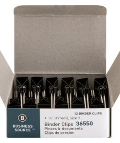 Business Source Fold-back Binder Clips