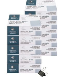 Business Source Fold-back Binder Clips