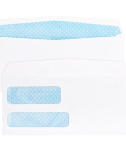 Business Source No. 9 Double Window Invoice Envelopes