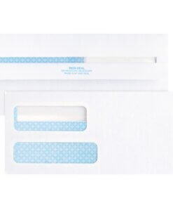 Business Source No. 9 Double Window Invoice Envelopes