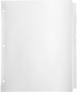 Business Source Reinforced Hole Punched Indexes