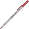 Red Business Source Medium Point Ballpoint Stick Pens