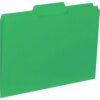 Green Business Source 1/3 Tab Cut Letter Recycled Top Tab File Folder