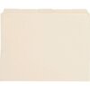 Business Source 1/5 Tab Cut Letter Recycled Top Tab File Folder