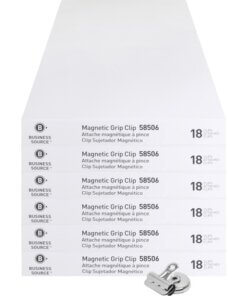 Business Source Magnetic Grip Clips Pack