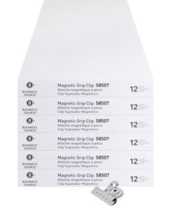 Business Source Magnetic Grip Clips Pack