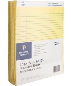 Business Source Micro-Perforated Legal Ruled Pads