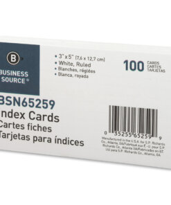 Business Source Ruled Index Cards