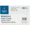 Business Source Plain Index Cards