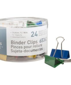 Business Source Colored Fold-back Binder Clips