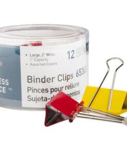 Business Source Colored Fold-back Binder Clips