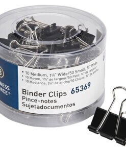 Business Source Small/Medium Binder Clips Set