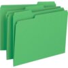 Green Business Source 1/3 Tab Cut Letter Recycled Top Tab File Folder