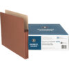 Business Source Straight Tab Cut Letter Recycled File Pocket